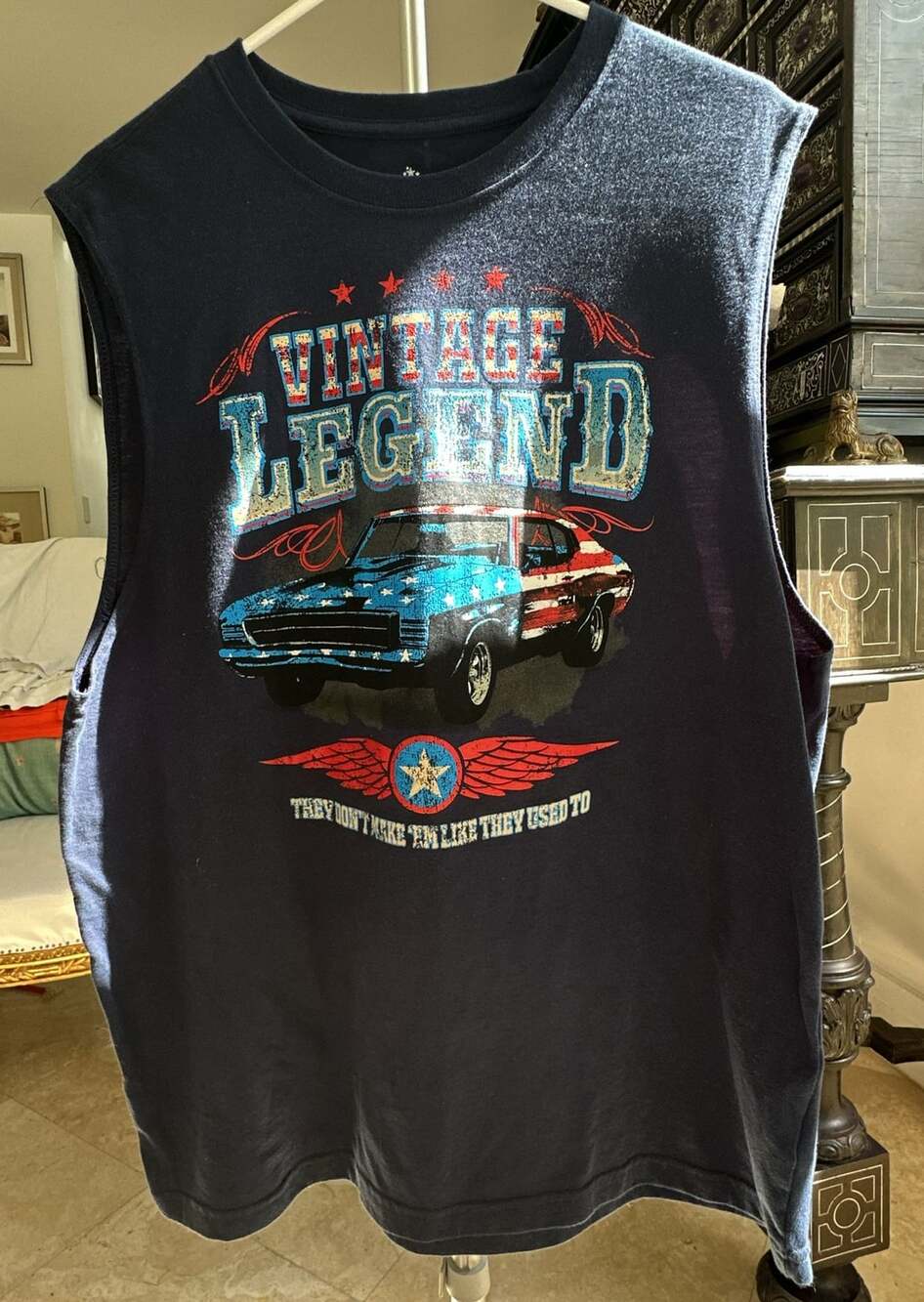 Way To Celebrate Vintage Legend Muscle Tank Top L (42-44)